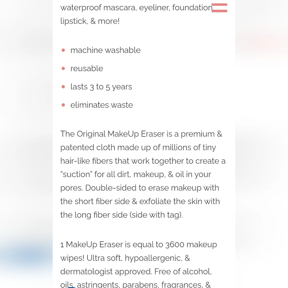 MakeUp Eraser effortlessly remove